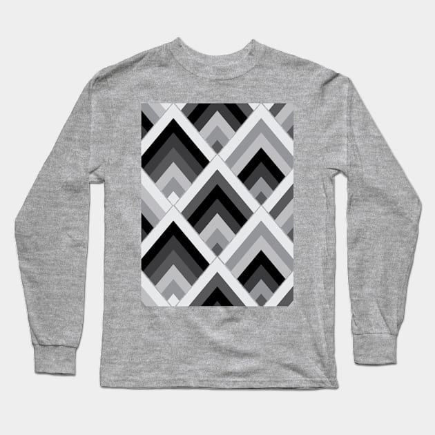 V Pattern Long Sleeve T-Shirt by Endenberry Designs